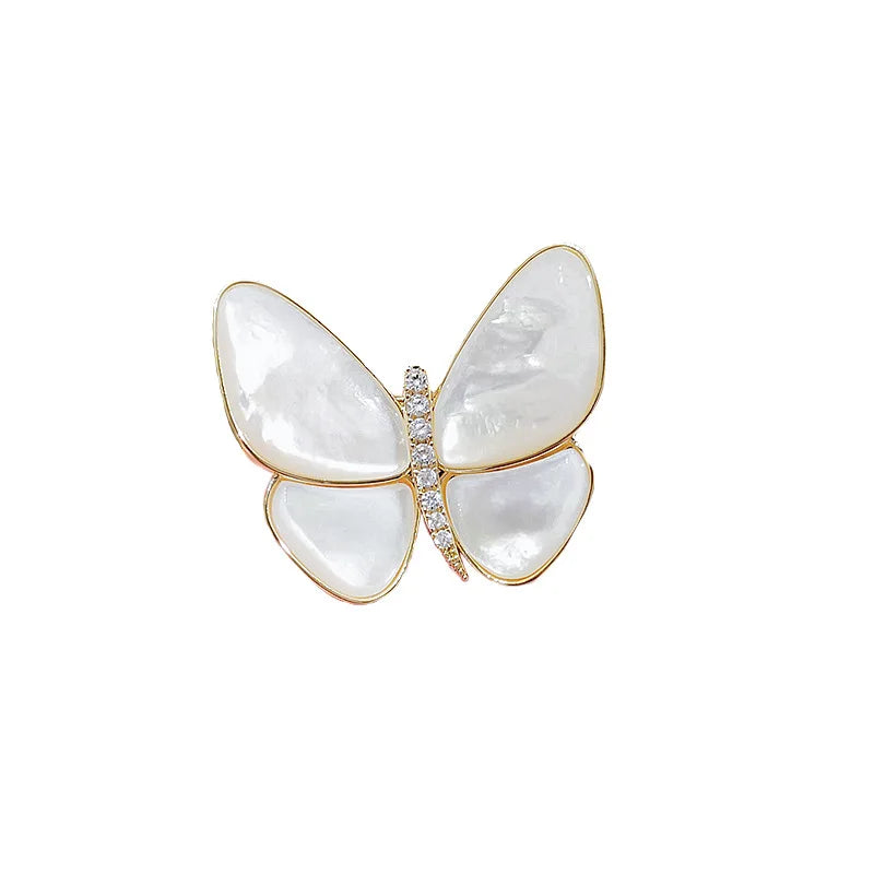 Exquisite butterfly design versatile fashion trend personalized accessory buckle brooch