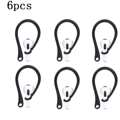 1/3/5/6Pairs Silicone Ear Hooks for Apple AirPods Pro Accessories Anti-fall Bluetooth Earphone Holder for AirPods 3 Earhooks