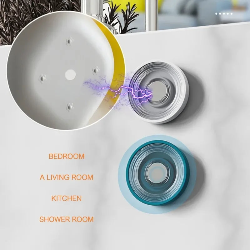 2sets - Strong Magnetic Hooks Anti-Lost Magnet Holder Remote Control Storage Hooks Wall Mount Fridge Stickers Hook for Home Organizer