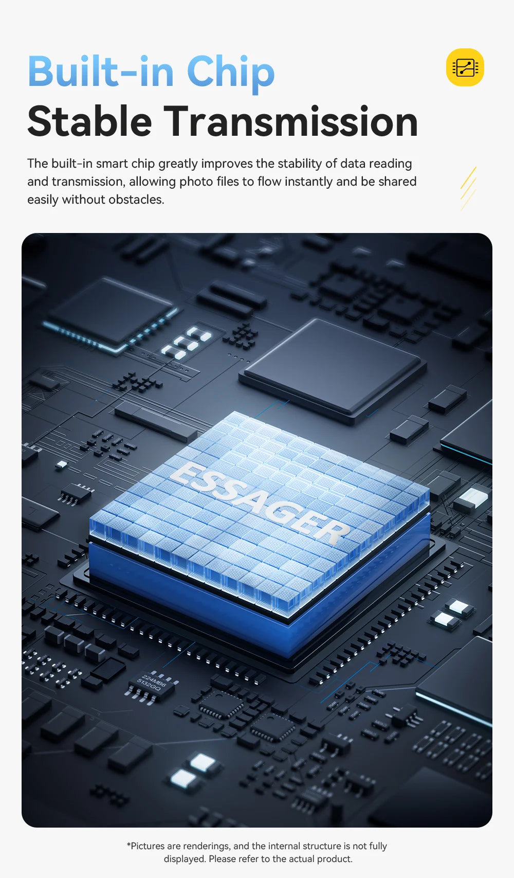 Essager 2-in-1 Mini Type C USB2.0 Card Reader Adapter Micro SD TF Memory Card Reader for iPhone 16 15 Pro Huawei Macbook iPad