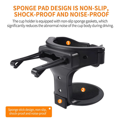 Car Cup Holder for Air Vent - Universal Auto Drink Rack Stand for Water Bottles & Ashtray