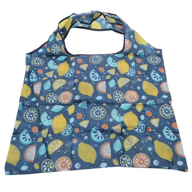 Shopping Bags Fashion Portable Various Prints and Large Capacity Convenient Nylon Easy to Fold Package Travel Essential