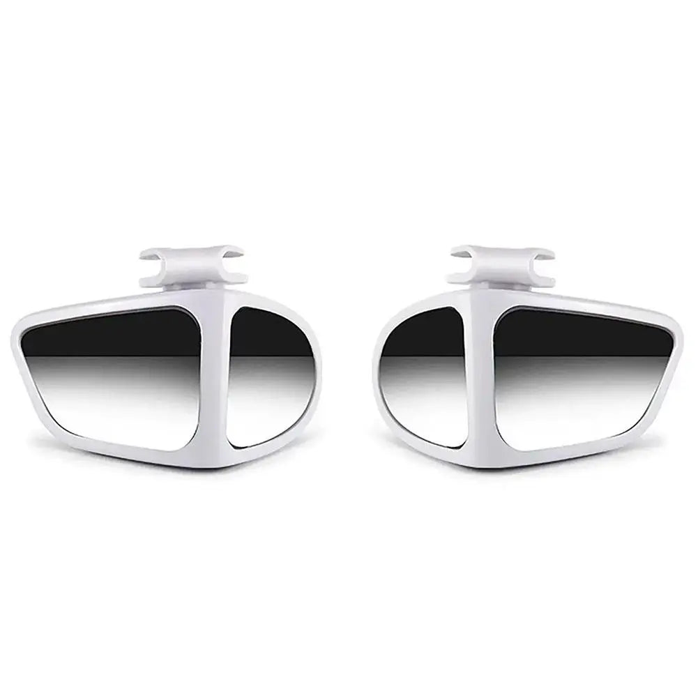 2pcs Universal Blind Spot Mirrors 360° Adjustable Wide-Angle View HD Side Rear Rearview Mirror Auto Auxiliary Rearview