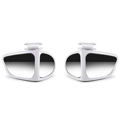 2pcs Universal Blind Spot Mirrors 360° Adjustable Wide-Angle View HD Side Rear Rearview Mirror Auto Auxiliary Rearview