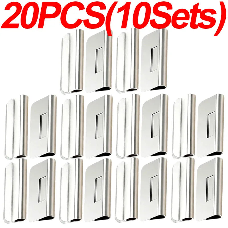 4PCS Strong Magnetic Curtain Clips Nail-Free Blackout Clip Keep Curtain Closed Prevent Light Leaking for Home Bedroom Office