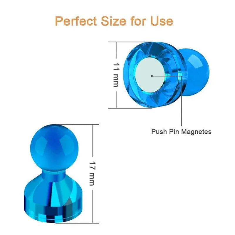 5pcs Magnet Pushpin Office Pushpin Strong Neodymium Magnet Cone Magnet Super Magnet Refrigerator Sticker Magnetic Pushpin