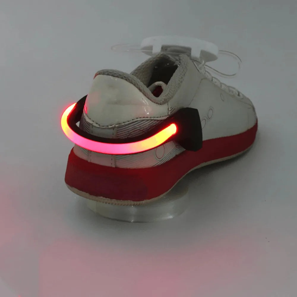 Outdoor Running Light LED Luminous Shoe Clip Light Night Safety Warning Bright Flash Light Sport Bicycle Bike Shoe ClipLight