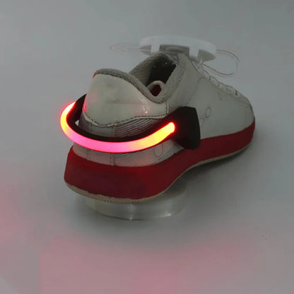 Outdoor Running Light LED Luminous Shoe Clip Light Night Safety Warning Bright Flash Light Sport Bicycle Bike Shoe ClipLight