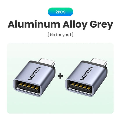 UGREEN USB C Adapter Type C to USB 3.0 Adapter Thunderbolt 3 Type-C Adapter OTG Cable For Macbook pro Air Samsung S10 S9 USB OTG