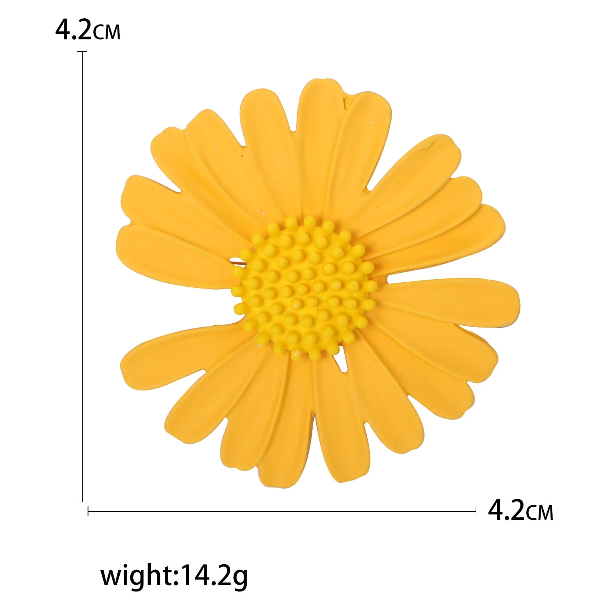Enamel Sunflower Brooches for Women Unisex Pearl Flower Botanical Pins Banquet Party Backpack Gifts Jewelry Accessories