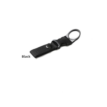 Webbing Water Bottle Holder Climbing Carabiner Belt Backpack Hanger Hooks Clip Multifunction Water Bottle Nylon Buckle Hook Clip