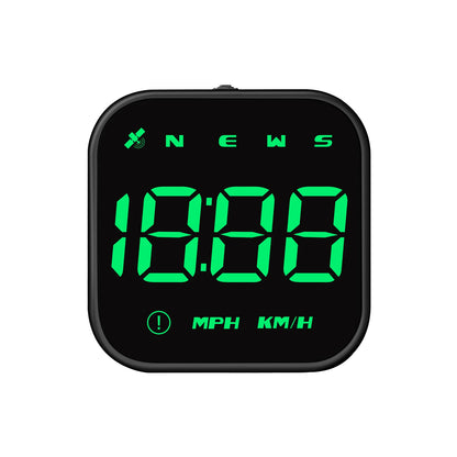 Universal Car Mini HUD G4S GPS Head Up Display Auto Digital KMH/MPH Speedometer Black / Green Font Speed Board  Projection