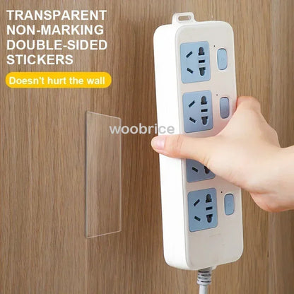 10pcs Double Sided Adhesive Tape Nano Reusable Super Strong Transparent Wall Stickers WaterProof Widely Used Wall Mount Sticker