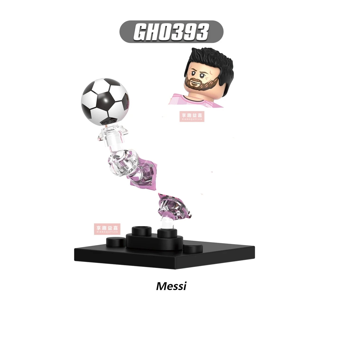 2026 NEW World Famous Football Players Figurine Messi Ronaldo Neymar Lewandowski Mini Action Building Block Model Toy Kids Gifts