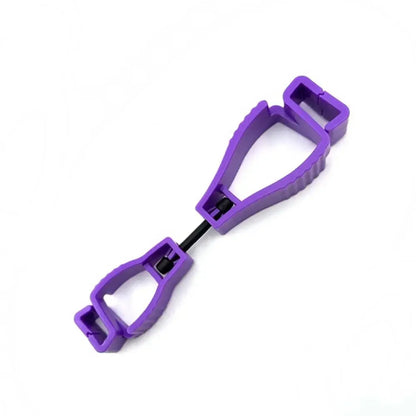 1PC Gloves Clip Hanger Safety Glove Holder Plastic Working Gloves Clamp Safety Work Gloves Guard Multifunctional Camping Tools