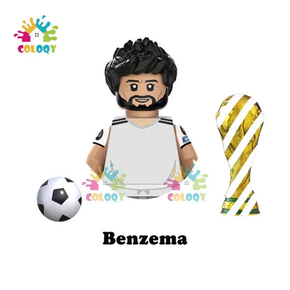 Kids Toys Football Stars Building Blocks Sport Player Mini Action Figures Toys For Boys Christmas Gifts