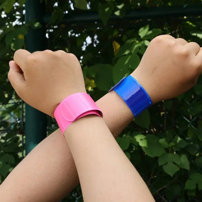 5pcs Cycling Pvc Reflective Bracelet Wristband Fun Run Star Should Support Safety Warning Reflective Ring Bracelet Concert Protection
