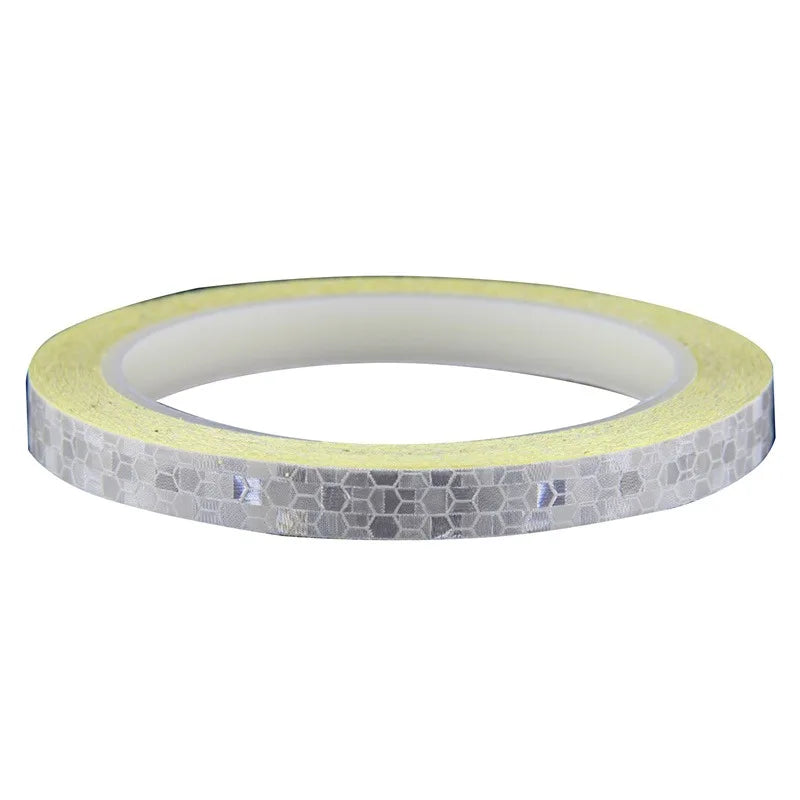1pc 8m Bike Stickers Reflective Tape Fluorescent DIY Bike Bicycle Strips Cycling Tapes for Bicycle Helmet Motorcycle Scooter