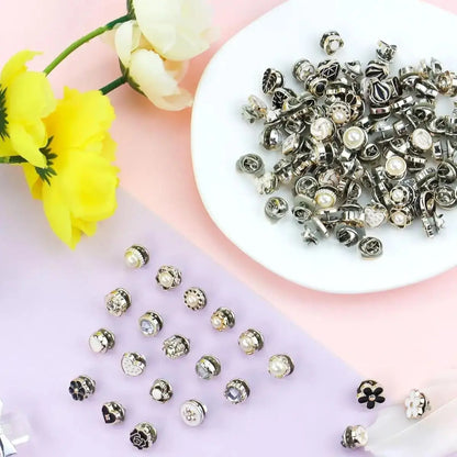 Classic Mixed Pearl Flower Brooch Set for Clothing Decoration Silk Scarf Brooch Women's Blouse Mini Size Safe Metal Pins