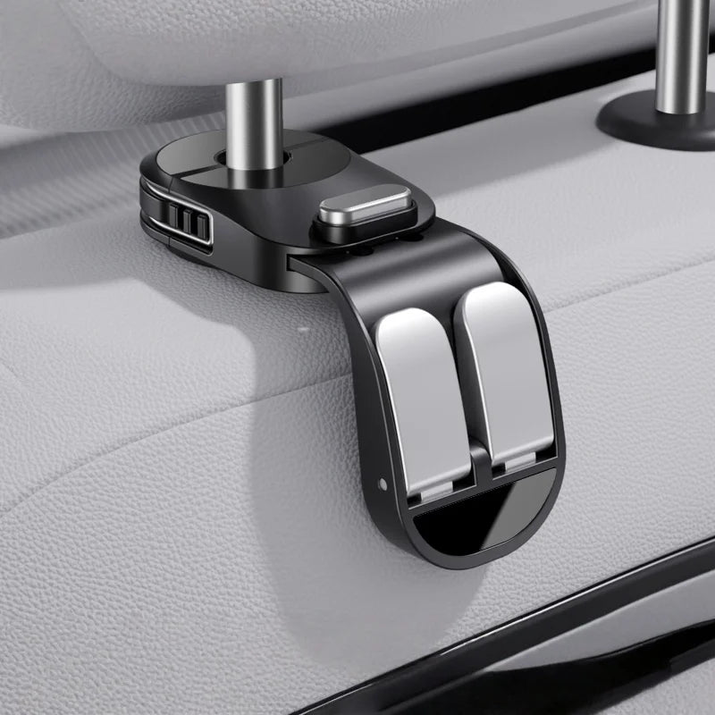 Car Seat Back Hook foldable Headrest Hidden Mount Auto Vehicle Back Seat Organizer Car Accessories Hanging Hooks Storage Hanger