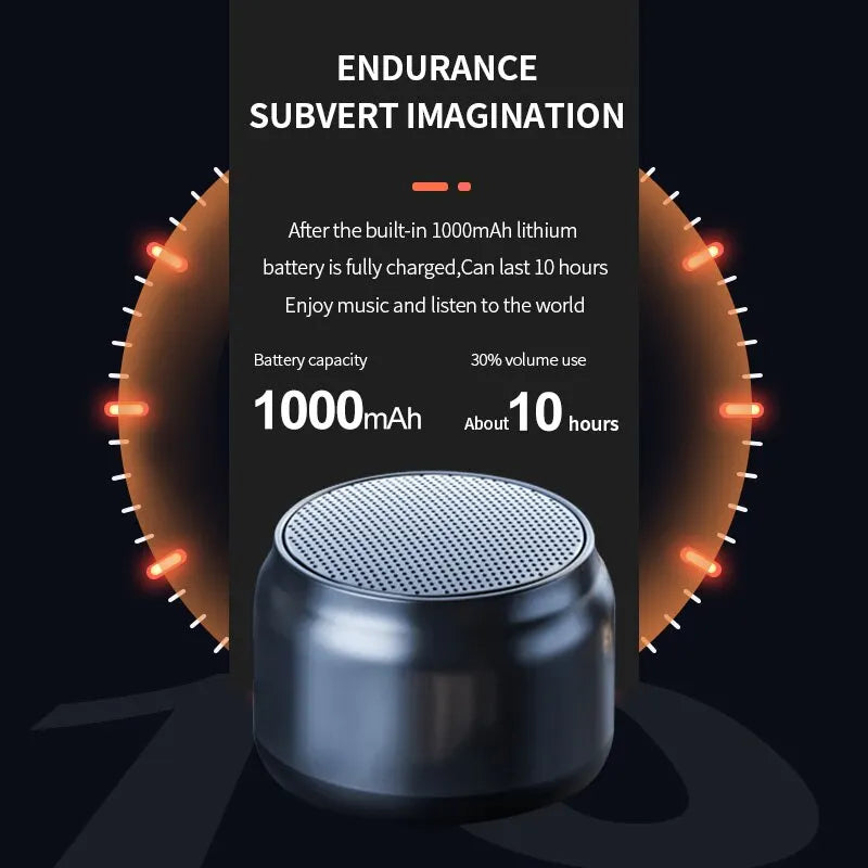2025 Wireless speaker Bluetooth portable outdoor audio stereo support phone subwoofer MINI portable high quality home speaker