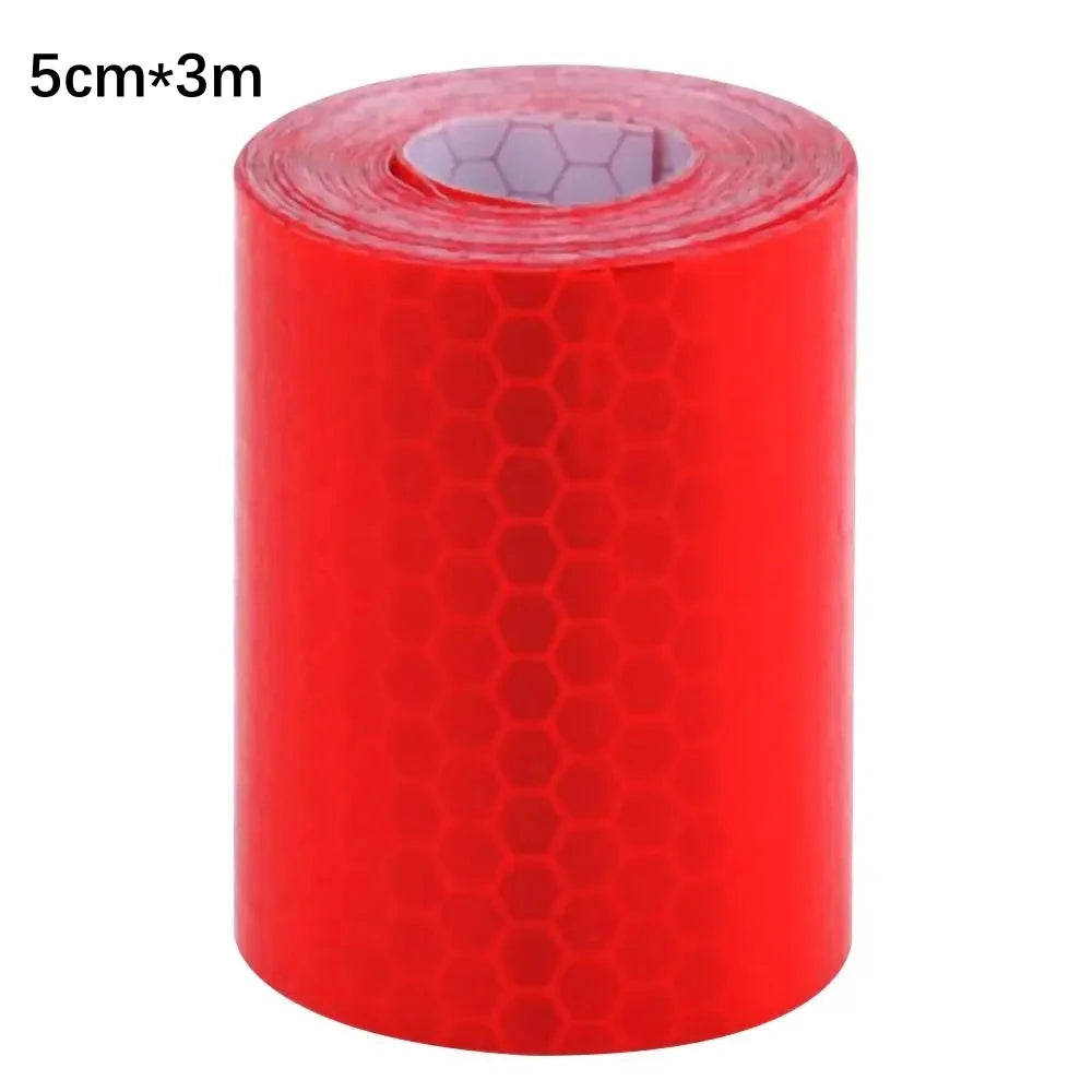 3M/1M Car Reflective Tape Auto Safety Warning Sticker Reflector Protective Tape Strip Film for Trucks Auto Motorcycle Stickers