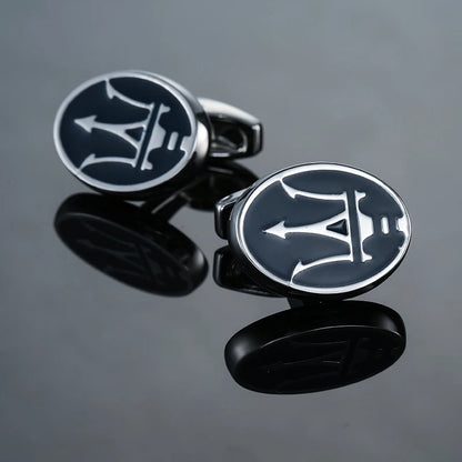 High quality men's French shirt cufflinks brand new fashion poker cufflinks dice pistol dice car logo buttons