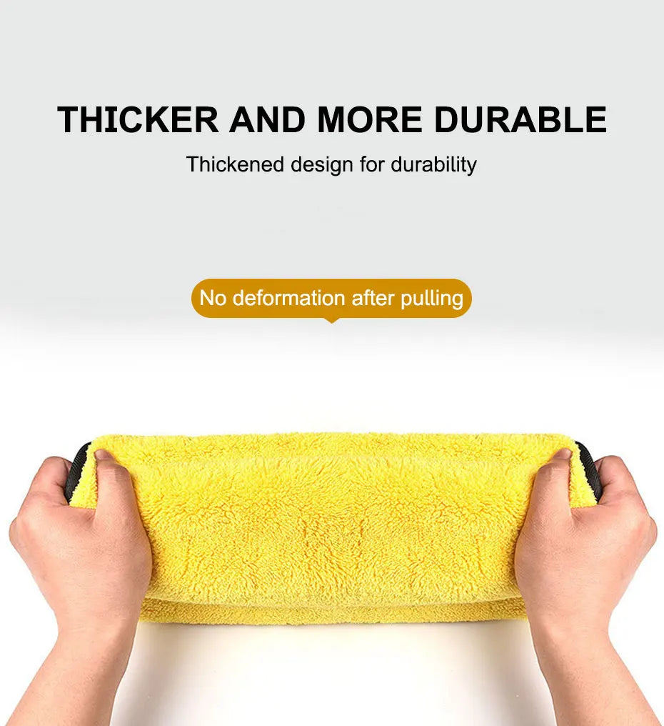 High-end Microfiber Towel Car Wash Towel Detailing Cleaning Cloth Car Wash Drying Towel Car Absorbent Cleaning Products