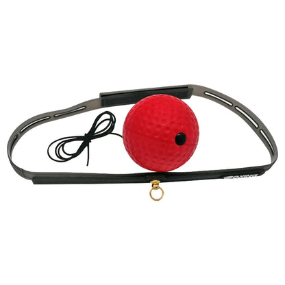 Boxing Reflex Speed Punch Ball Boxing Rubber Balls for Agility Reaction Training with Sweatband Fitness Equipments Accessories