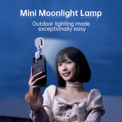 Portable Clip On Mini LED Selfie Fill Light Dimmable Beauty Lamp For Phone Shooting Night Photography Pocket Moonlight Light