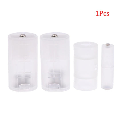 1Pcs AAA to AA/AA to C/D Battery Conversion Adapter Switcher Converter Case Box Holder Converter Case