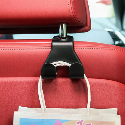 2pcs Car Seat Back Hook Multi Functional Rear Headrest Car Phone Holder Hook Automotive Accessories