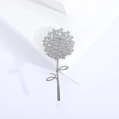 ❃Trendy Stainless Steel Dandelion Brooches For Women Plant Pins Casual Party Accessories Luxury Gifts Friends