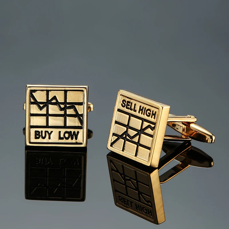 High quality men's French shirt cufflinks brand new fashion poker cufflinks dice pistol dice car logo buttons