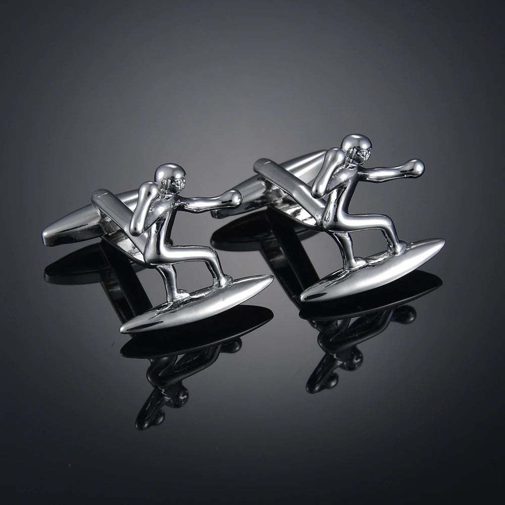 Copper material, plating, entertainment, hobbies, cufflinks, musical notes, chromatics, piano, guitar, French shirt, acce