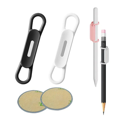 6 Colour Magnetic Pen Holder Office Whiteboard Adhesive Pencil Hooks Adjustable Silicone Magnet Marker Holders for Refrigerator
