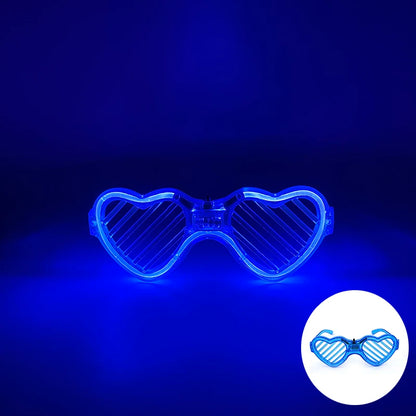 New Cool Wireless Glowing LED Light Up Glasses For Rave Festival Party Luminous Neon Mosaic Sunglasses club disco Eye Glasses