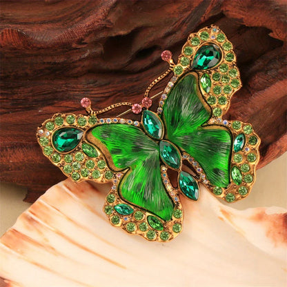 Baroque Luxury Beautiful Butterfly Design Men's Women's Brooch Pins，Jewelry Accessories, Wedding Holiday PartyCoupleSurpriseGift