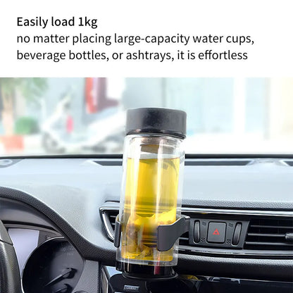 Car Cup Holder for Air Vent - Universal Auto Drink Rack Stand for Water Bottles & Ashtray