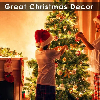 50-300LED Fairy Lights Battery Operated Twinkle String Lights, Copper Wire Dimmable Firefly Lights with Remote Control Timer