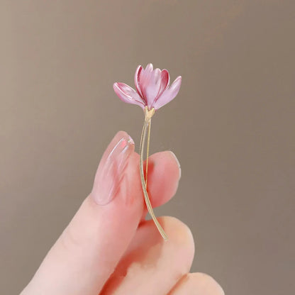 Trendy White Pink Crystal Flamingo Bird Brooches For Women Luxury Animal Inlaid Rhinestone Metal Brooch Pins Party Jewelry Gifts