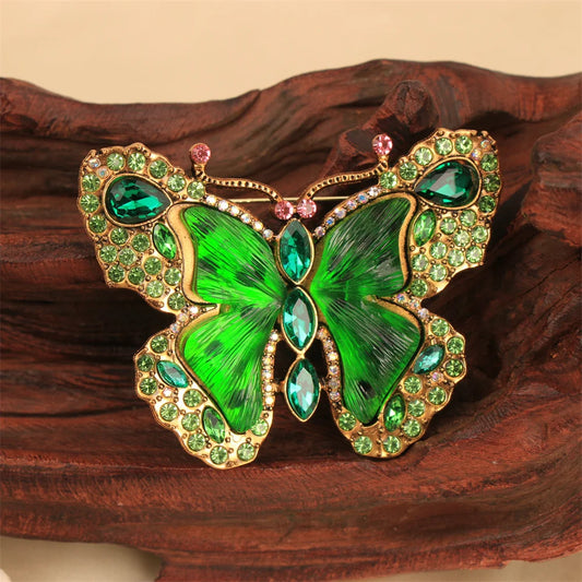 Baroque Luxury Beautiful Butterfly Design Men's Women's Brooch Pins，Jewelry Accessories, Wedding Holiday PartyCoupleSurpriseGift