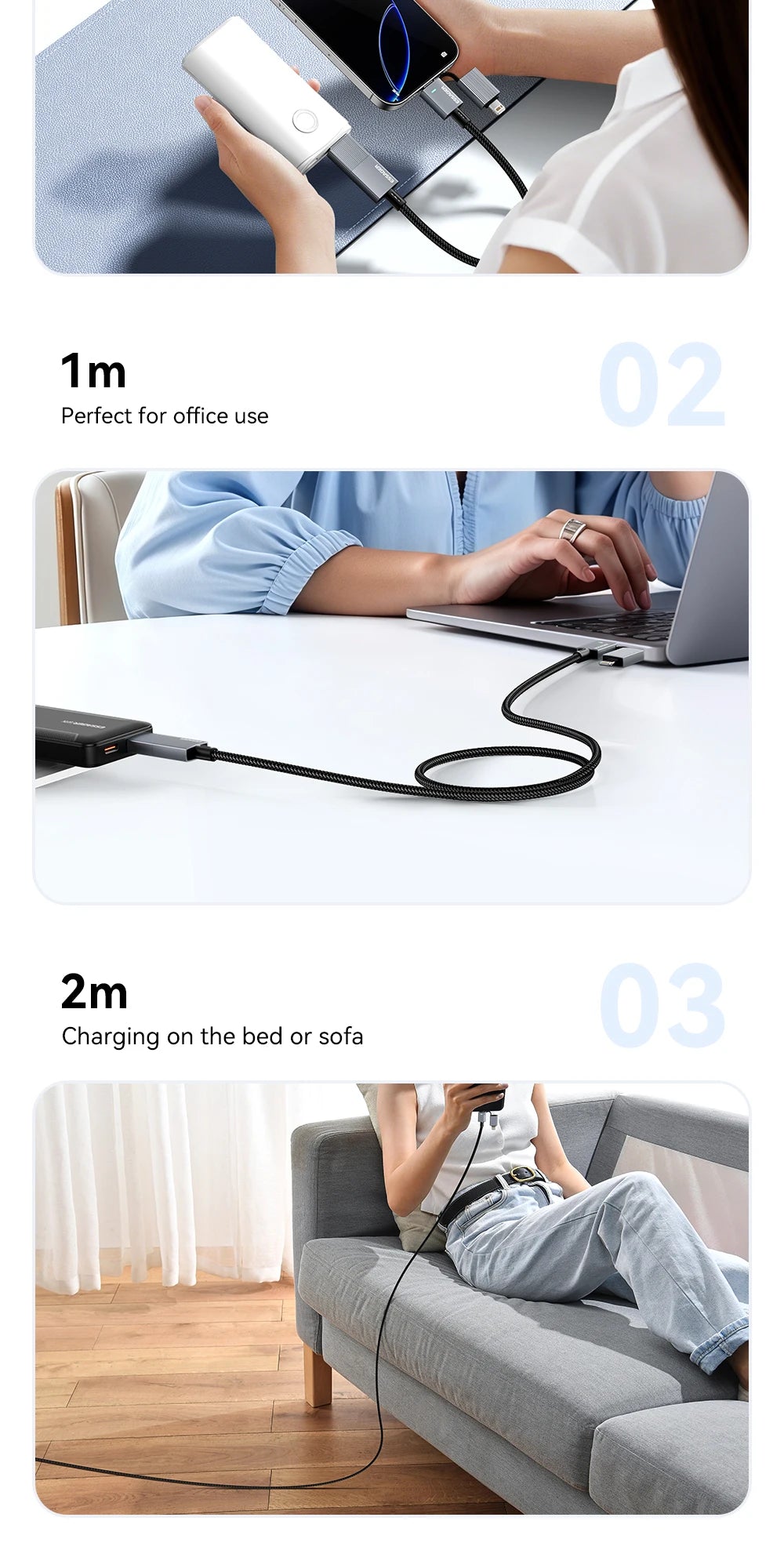 Essager 240W 4-in-1 Fast Charging Cable for iPhone17 16 15 Pro Max Macbook iPad Xiaomi Samsung Macbook USB Type C To USB C Cable