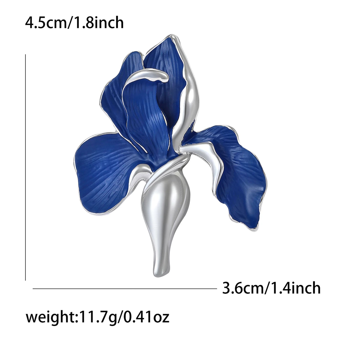 Beaut&Berry Classic Enamel Phalaenopsis Orchid Brooches for Women Plant Flower Pins Casual Party Friends Accessories New Gifts