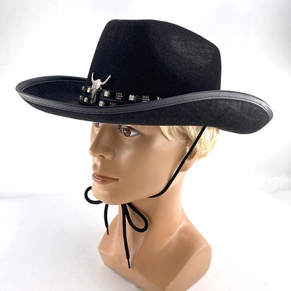 LED Glowing Cowgirl boy Hat Neon Luminous Bride Hat For Holiday Light Up Supplies Fluorescent Party Props Bachelorette Party Hat