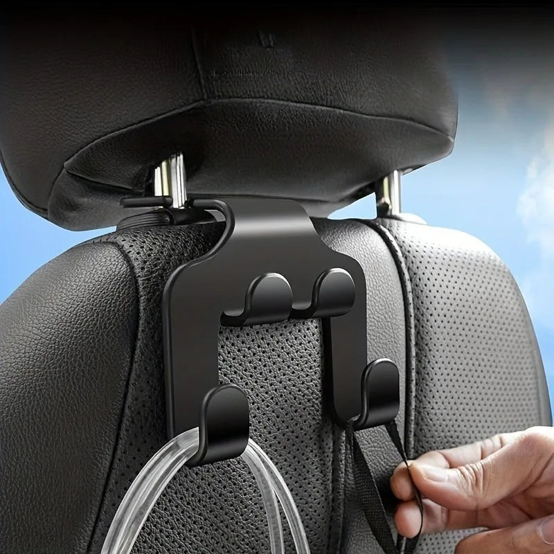 Car Back Seat Holder Hanging Storage Phone Stand Universal Lazy Rear Seat Phone Headrest Stand Portable Car Back Seat Hook Stand