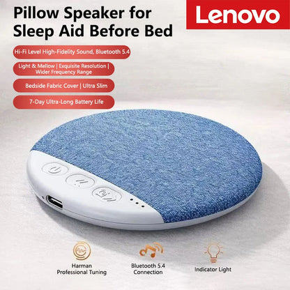 Lenovo Mini Sleeping Bluetooth Speaker Nature Sound White Noise Soundbar Wireless MP3 Music Player Thin Timed Shutdown Audio Pla
