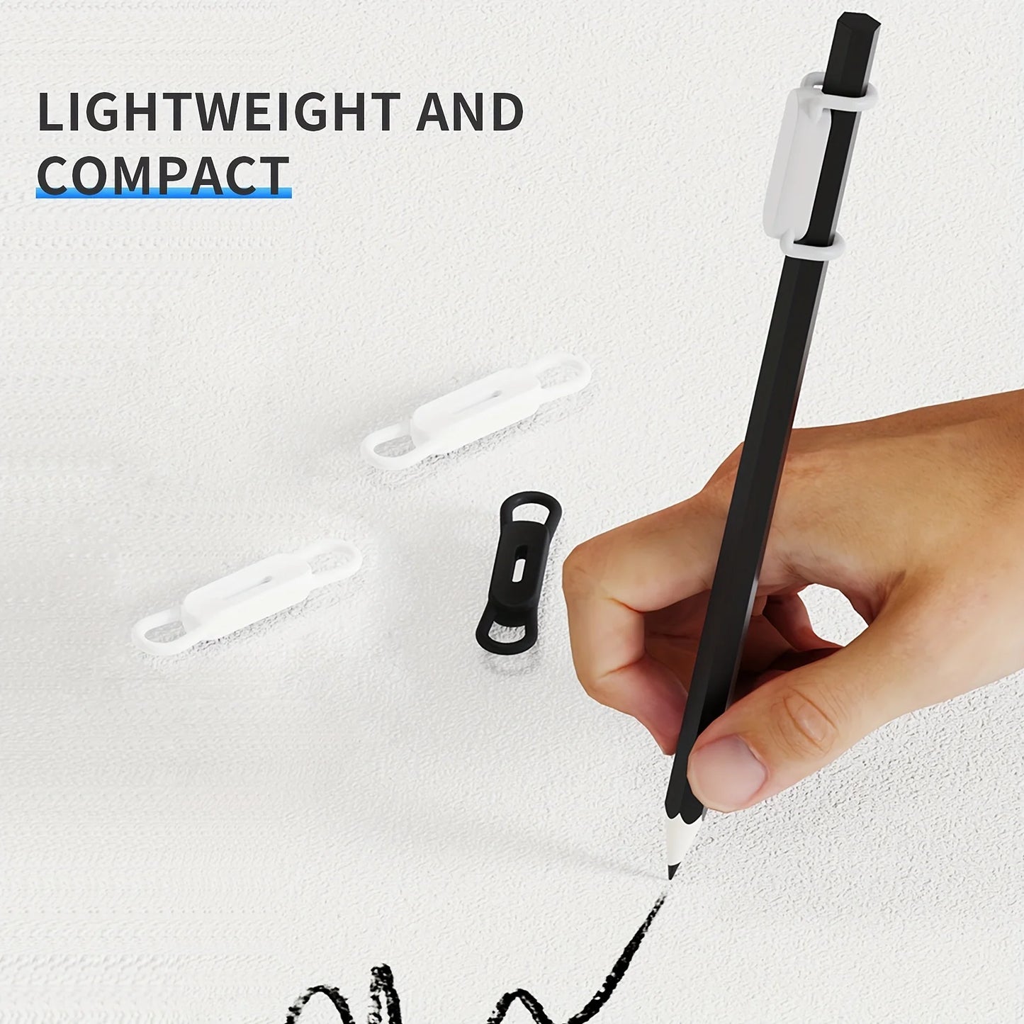 6 Colour Magnetic Pen Holder Office Whiteboard Adhesive Pencil Hooks Adjustable Silicone Magnet Marker Holders for Refrigerator