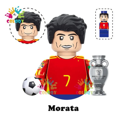 Kids Toys Football Stars Building Blocks Sport Player Mini Action Figures Toys For Boys Christmas Gifts