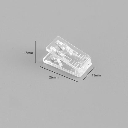 10Pcs Self-Adhesive Clips Plastic Clear Wall Clips Sticky Hanging Photo Clips Poster Clips For Office Home Poster Photo